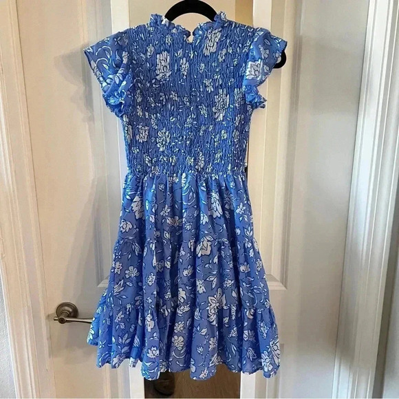 165 J. Marie Women's The Alexandra Ruched Dress Size XS Color Blue White - Picture 5 of 7